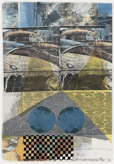 Robert Rauschenberg - Arcanum XI-1981 Robert Rauschenberg - Arcanum XI-1981