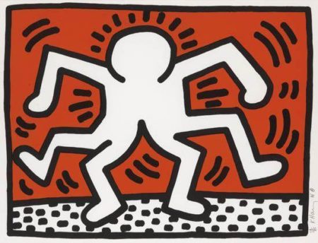 Keith Haring - Double Man-1986 Keith Haring - Double Man-1986