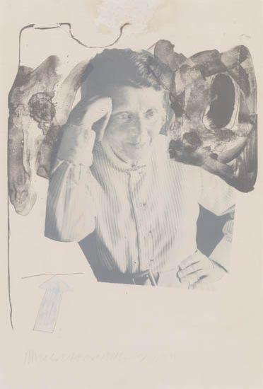 Robert Rauschenberg - Tanya-1974 Robert Rauschenberg - Tanya-1974