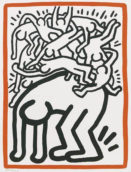 Keith Haring - Untitled.-1990 Keith Haring - Untitled.-1990