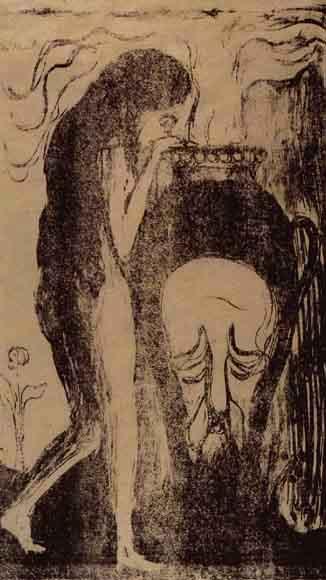 The Woman at the Urn / Das Weib an der Urne-1898 The Woman at the Urn / Das Weib an der Urne-1898