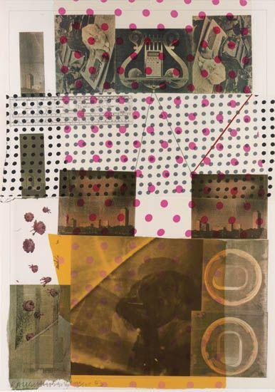 Robert Rauschenberg - John Cage-1983 Robert Rauschenberg - John Cage-1983