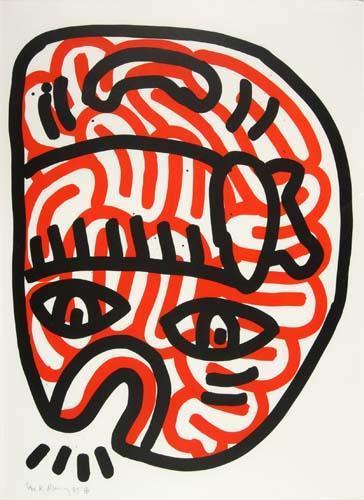 Keith Haring - Ludo 2-1985 Keith Haring - Ludo 2-1985