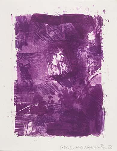 Robert Rauschenberg - Flower Re-Run, from Reels (B + C)-1968 Robert Rauschenberg - Flower Re-Run, from Reels (B + C)-1968