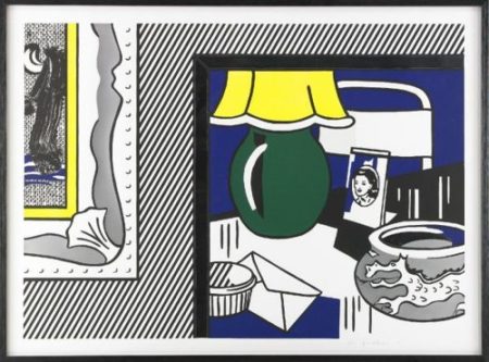 Two Paintings: Green Lamp, From Paintings Series-1984 Two Paintings: Green Lamp, From Paintings Series-1984