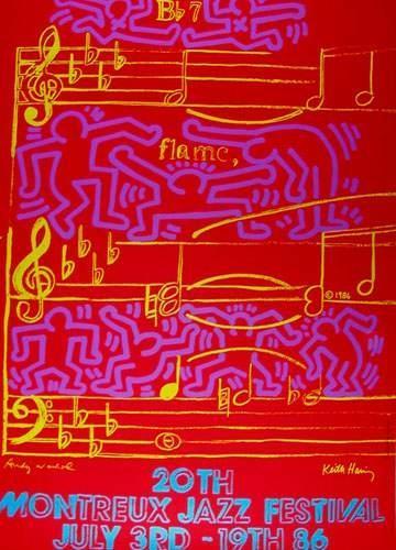 Keith Haring - 20Th Montreux Jazz Festival-1986 Keith Haring - 20Th Montreux Jazz Festival-1986