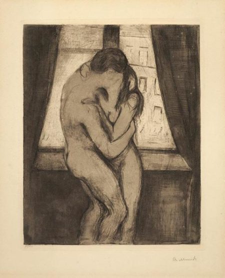 Der Kuss / Kyss / The Kiss (Woll 23; Schiefler 22)-1895 Der Kuss / Kyss / The Kiss (Woll 23; Schiefler 22)-1895