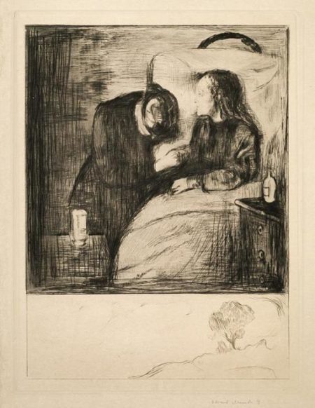 Das kranke Kind I / Das kranke Madchen / The Sick Child / The Sick Woman / Det syke barn (Schiefler 7; Woll 7)-1894 Das kranke Kind I / Das kranke Madchen / The Sick Child / The Sick Woman / Det syke barn (Schiefler 7; Woll 7)-1894