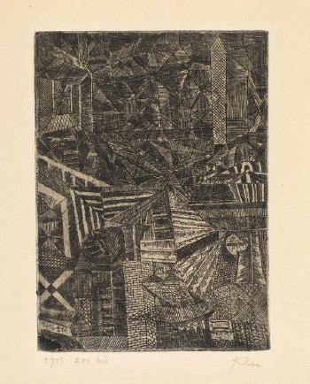 Spiegelndes Fenster-1915 Spiegelndes Fenster-1915