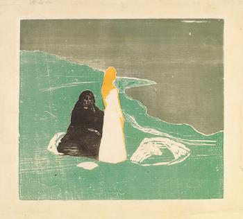 Frauen am Meeresufer / Two Women on the Shore / Women on beach-1898 Frauen am Meeresufer / Two Women on the Shore / Women on beach-1898