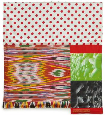 Robert Rauschenberg - Samarkand Stitches # VII (From Samarkand Stitches)-1988 Robert Rauschenberg - Samarkand Stitches # VII (From Samarkand Stitches)-1988