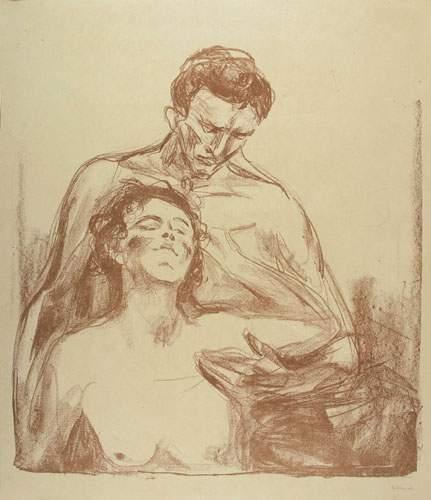 To Mennesker / Two People / Zwei Menschen (Woll 659)-1920 To Mennesker / Two People / Zwei Menschen (Woll 659)-1920