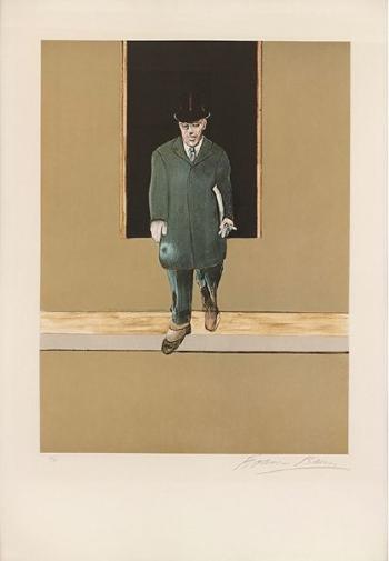 Left panel of a Triptych: Woodron wilson in paris for the peace conference, 1919-1987 Left panel of a Triptych: Woodron wilson in paris for the peace conference, 1919-1987