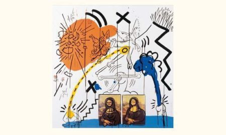 Keith Haring - Apocalypse: One Plate-1988 Keith Haring - Apocalypse: One Plate-1988