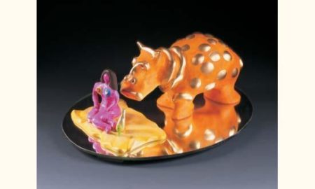 Hippopotame et Marina, (Dejeuner sur lherbe), (Portrait de Marina)-1993 Hippopotame et Marina, (Dejeuner sur lherbe), (Portrait de Marina)-1993