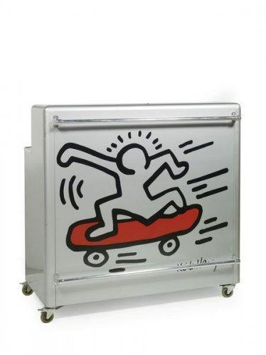Keith Haring - Meuble bar- Keith Haring - Meuble bar-