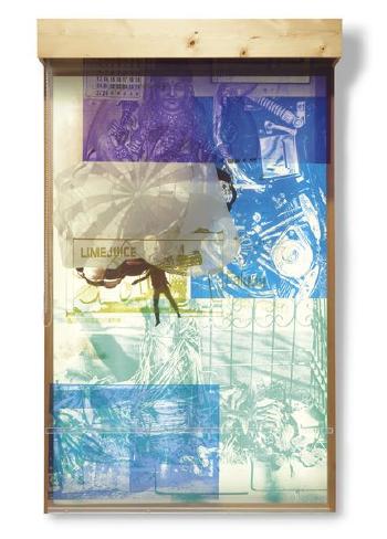 Robert Rauschenberg - Sling Shot Lit # 3-1984 Robert Rauschenberg - Sling Shot Lit # 3-1984