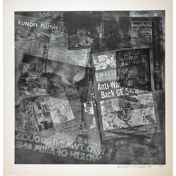 Robert Rauschenberg - Surface Series 48 (From Currents)-1970 Robert Rauschenberg - Surface Series 48 (From Currents)-1970