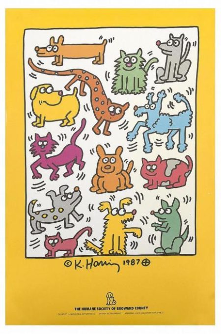 Keith Haring - The humane society of broward count-1987 Keith Haring - The humane society of broward count-1987