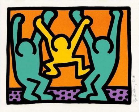 Keith Haring - from 'Pop Shop I'-1987 Keith Haring - from 'Pop Shop I'-1987