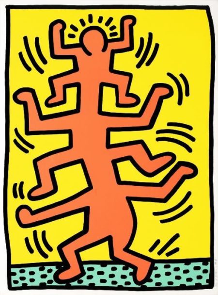 Keith Haring - Pl.1, from Growing-1988 Keith Haring - Pl.1, from Growing-1988