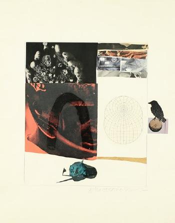Robert Rauschenberg - Horsefeathers Thirteen (One Plate)-1972 Robert Rauschenberg - Horsefeathers Thirteen (One Plate)-1972