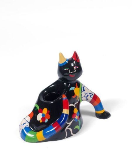 Chat vase-1986 Chat vase-1986