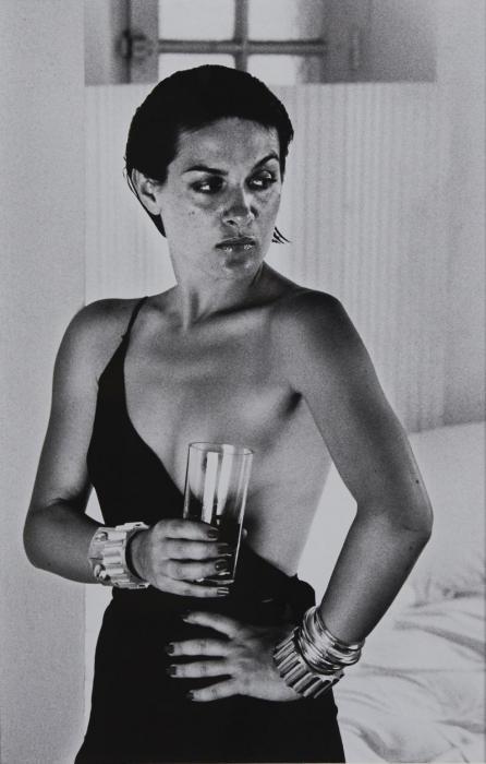 Paloma Picasso Portant Une Robe De Karl Lagerfeld, Saint-tropez, (1973)-1973 Paloma Picasso Portant Une Robe De Karl Lagerfeld, Saint-tropez, (1973)-1973