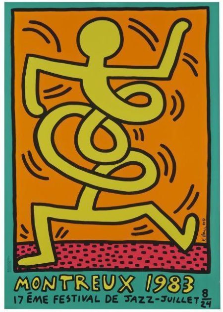 Keith Haring - Festival de jazz de Montreux, 1983-1983 Keith Haring - Festival de jazz de Montreux, 1983-1983