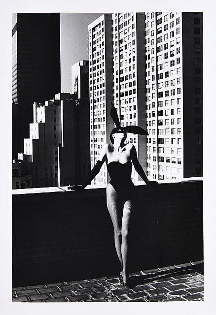Elsa Peretti In Halston Bunny Costume, New York (1975)-1975 Elsa Peretti In Halston Bunny Costume, New York (1975)-1975