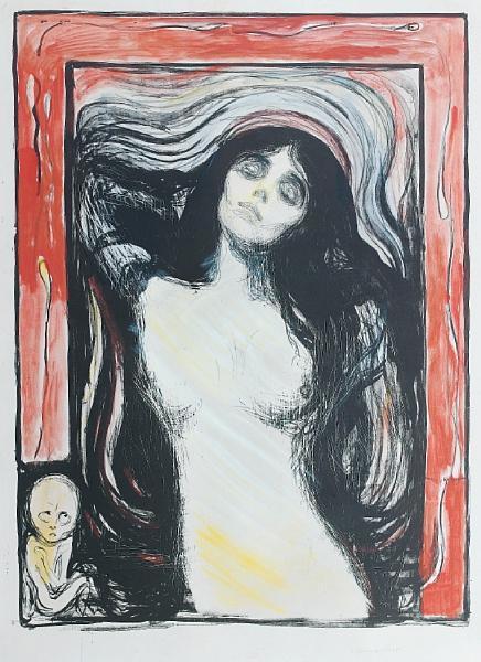 Madonna / Liebendes Weib / Loving woman / Woman making love (W. 39; Sch. 33)-1902 Madonna / Liebendes Weib / Loving woman / Woman making love (W. 39; Sch. 33)-1902