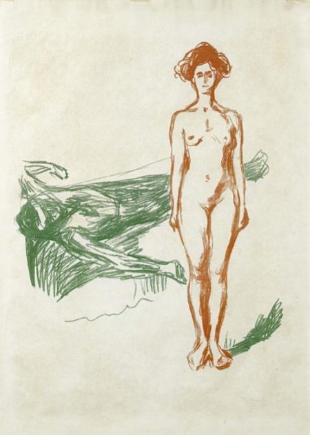 Marats Dod / The Death of Marat / Der Tod des Marat (Woll 287)-1907 Marats Dod / The Death of Marat / Der Tod des Marat (Woll 287)-1907