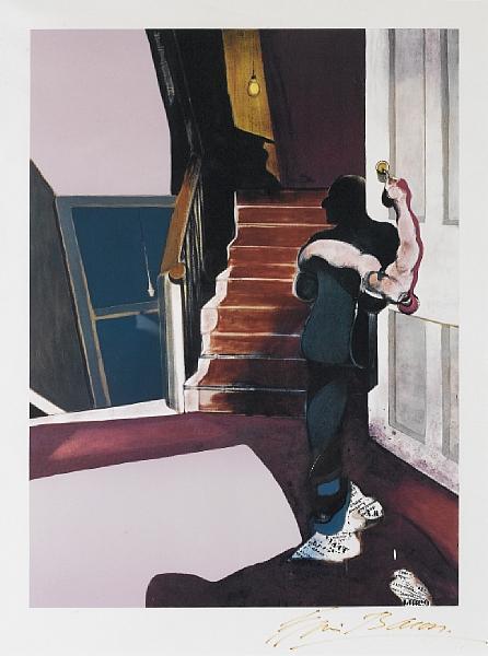In Memory of George Dyer, Centre Panel of Triptych 1971-1976 In Memory of George Dyer, Centre Panel of Triptych 1971-1976