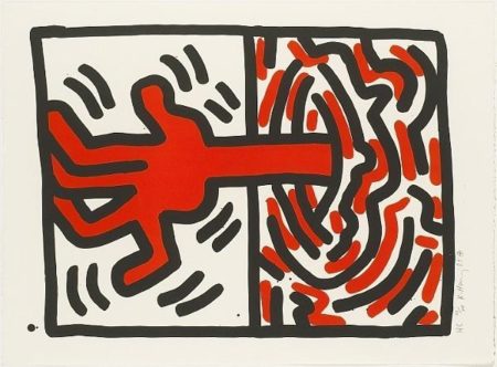 Keith Haring - Ludo #5-1985 Keith Haring - Ludo #5-1985