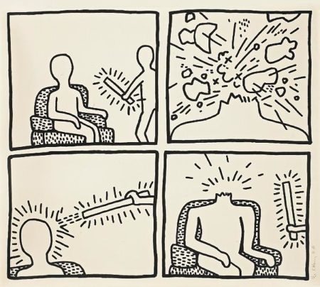 Keith Haring - From the Blueprint Drawings-1990 Keith Haring - From the Blueprint Drawings-1990