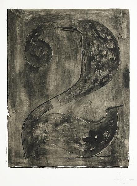 Figure 2, from Black Numeral Series (ULAE 46. G.89)-1968 Figure 2, from Black Numeral Series (ULAE 46. G.89)-1968