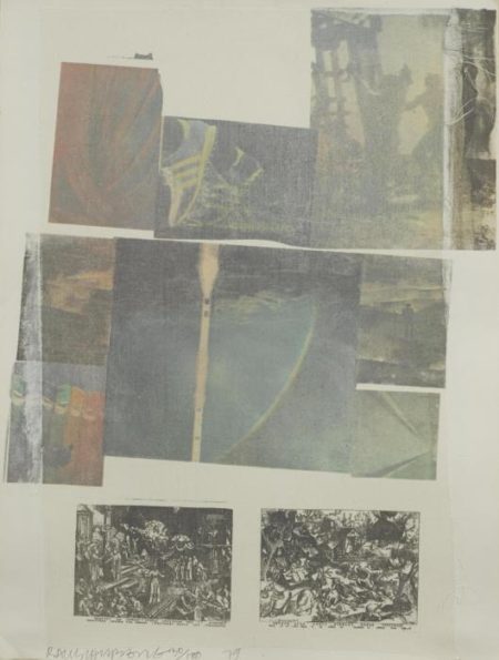 Robert Rauschenberg - People Have Enough Trouble Without Being Intimidated By An Artichoke/ Two Reasons Why Birds Sing (From Suite of Nine Prints)-1979 Robert Rauschenberg - People Have Enough Trouble Without Being Intimidated By An Artichoke/ Two Reasons Why Birds Sing (From Suite of Nine Prints)-1979