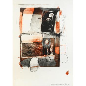 Robert Rauschenberg - Night Grip-1966 Robert Rauschenberg - Night Grip-1966