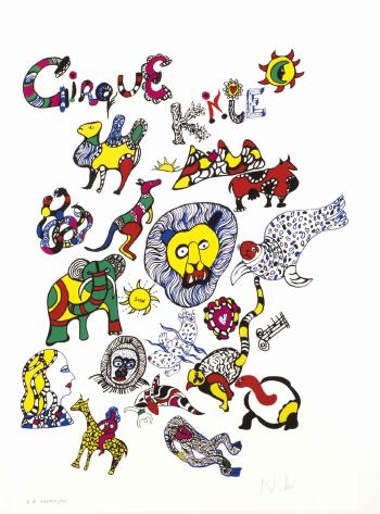 Le Cirque Knie (sur fond blanc)-1980 Le Cirque Knie (sur fond blanc)-1980