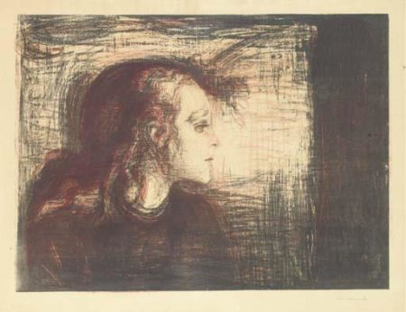 Das kranke Kind I / Das kranke Madchen / Det Syke Barn I (W. 72; Sch. 59)-1896 Das kranke Kind I / Das kranke Madchen / Det Syke Barn I (W. 72; Sch. 59)-1896