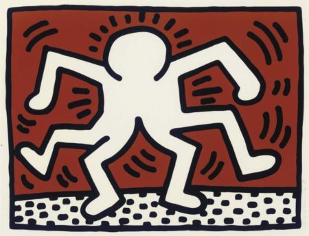 Keith Haring - Double Man-1986 Keith Haring - Double Man-1986
