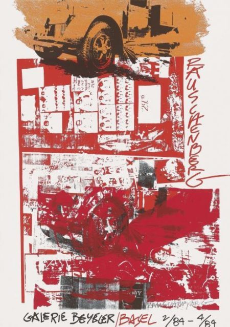 Robert Rauschenberg - Poster Galerie Beyeler-1984 Robert Rauschenberg - Poster Galerie Beyeler-1984