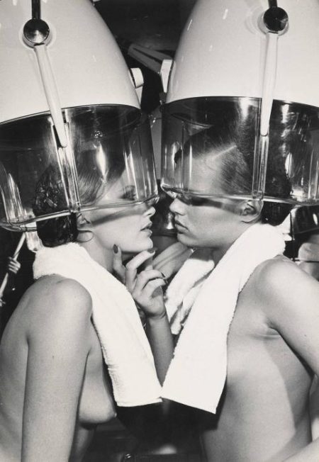 Patti Hansen & Winnie Hollman for Xavier Coiffures, New York-1976 Patti Hansen & Winnie Hollman for Xavier Coiffures, New York-1976