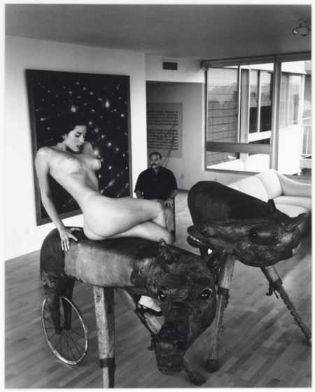 Domestic Nude VI and Art Dealer, Pacific Palisades, CA-1992 Domestic Nude VI and Art Dealer, Pacific Palisades, CA-1992