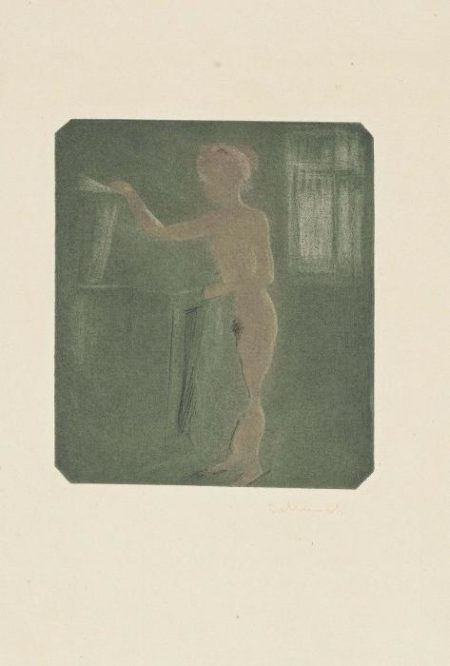 Nude Standing in an Interior (Sch 40; W 47)-1896 Nude Standing in an Interior (Sch 40; W 47)-1896