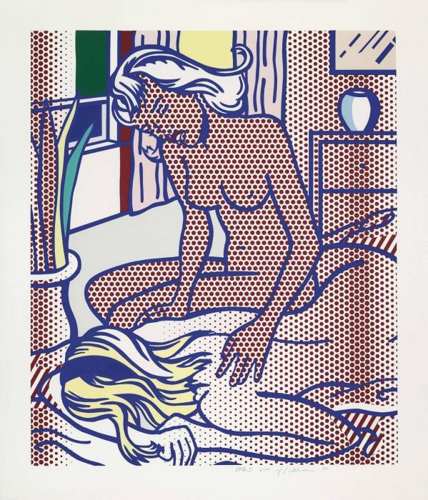 Two Nudes, State I-1994 Two Nudes, State I-1994