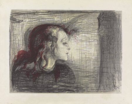 Das kranke Kind I / Das kranke Madchen / Det Syke Barn I (W. 72; Sch. 59)-1896 Das kranke Kind I / Das kranke Madchen / Det Syke Barn I (W. 72; Sch. 59)-1896