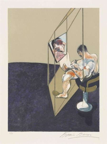 Left panel, from: Three Studies of a Male Back-1987 Left panel, from: Three Studies of a Male Back-1987