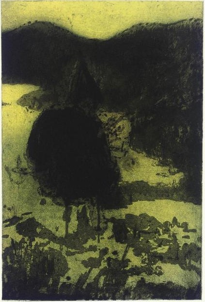 Figure in Mountain Landscape- Figure in Mountain Landscape-