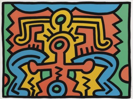 KeithHaring - Growing 5 (L. p. 91)-1988 KeithHaring - Growing 5 (L. p. 91)-1988
